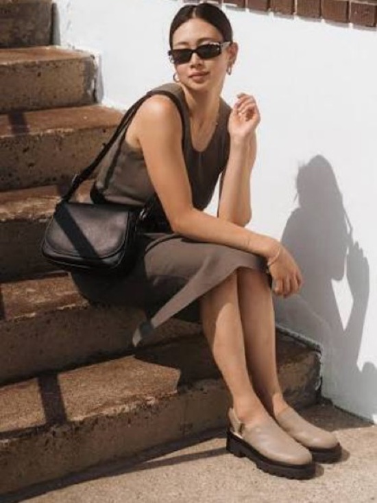 Poppy Barley Shoes - Poppy Barley Lug Mule Taupe